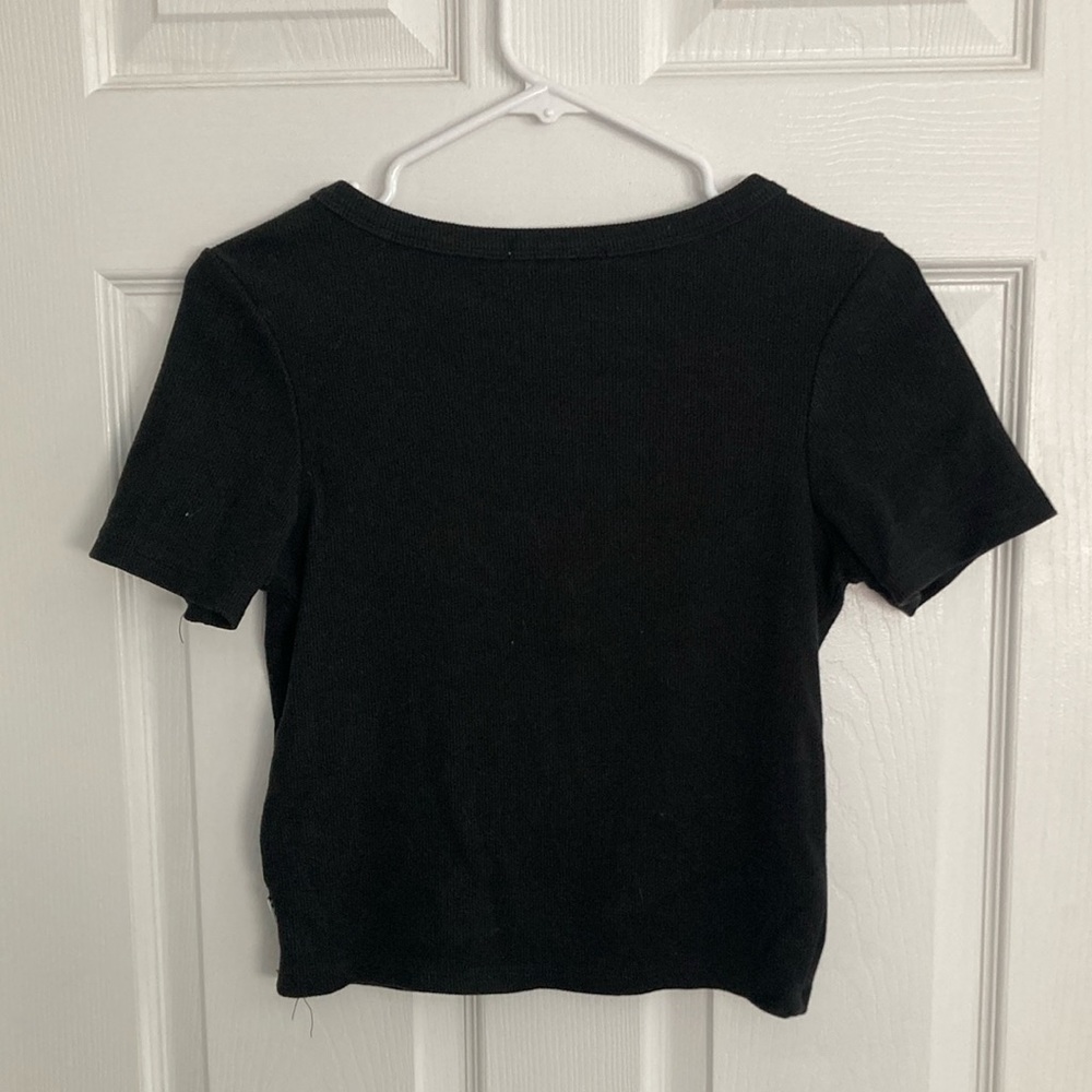 Vans Women's Black Button-Up Top - Picture 4 of 4